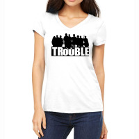 The Trouble Women's V-neck T-shirt | Artistshot