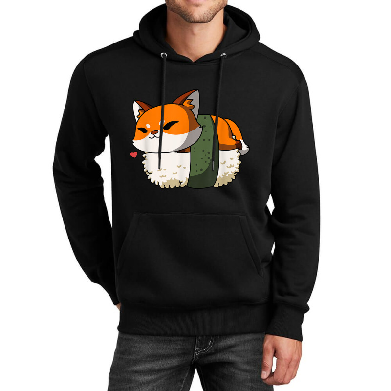 Kawaii Anime Fox Japanese Food Lover Manga Sushi T Unisex Hoodie | Artistshot