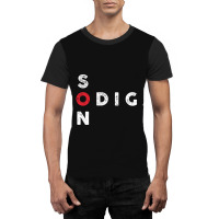 Prodigal Son Text On Dark Graphic T-shirt | Artistshot