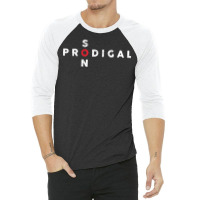 Prodigal Son Text On Dark 3/4 Sleeve Shirt | Artistshot