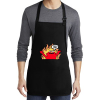 Hellmo This Is Fine Medium-length Apron | Artistshot