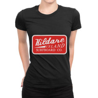 Kildare Island Surf Ladies Fitted T-shirt | Artistshot