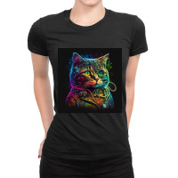 Cute Cats In Medical Clothes Ladies Fitted T-shirt | Artistshot