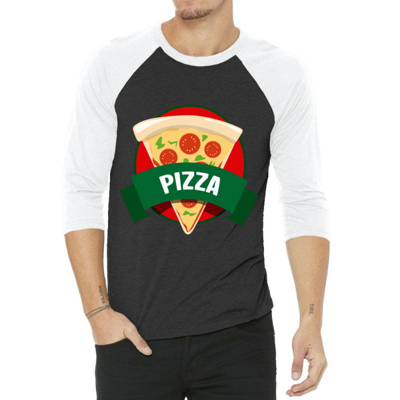 Pizza Art 3/4 Sleeve Shirt | Artistshot