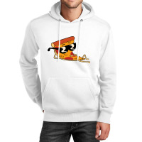 Pizza Man Illustration Unisex Hoodie | Artistshot