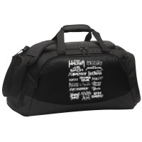 Heavy Metal Style Classical Composers (white Text) Active Duffel | Artistshot