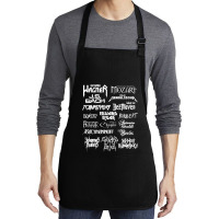 Heavy Metal Style Classical Composers (white Text) Medium-length Apron | Artistshot