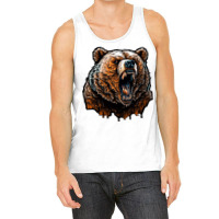 Bear Angry Tank Top | Artistshot