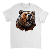 Bear Angry Classic T-shirt | Artistshot