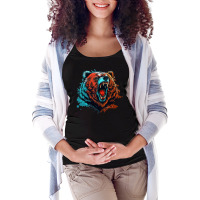 Bear Angry Maternity Scoop Neck T-shirt | Artistshot