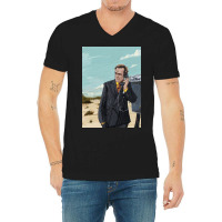 Call Saul Phone V-neck Tee | Artistshot