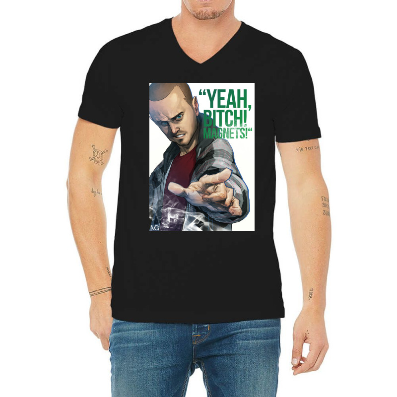 Jess Pinkman V-Neck Tee by edinrei | Artistshot