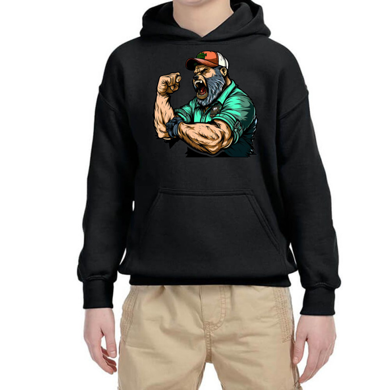 Bear Master Angry Youth Hoodie by Tobiasoey18 | Artistshot