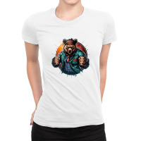 Bear Master Angry Ladies Fitted T-shirt | Artistshot