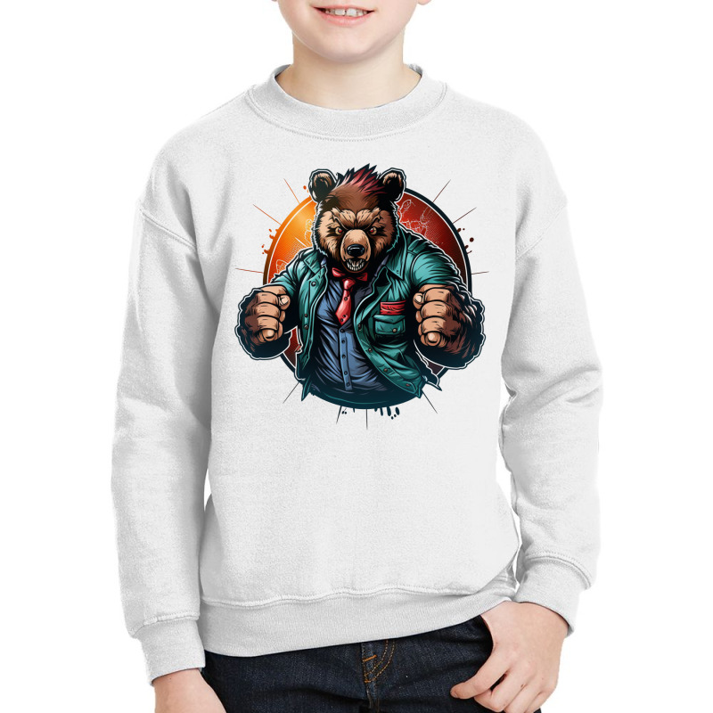 Bear Master Angry Youth Sweatshirt by Tobiasoey18 | Artistshot