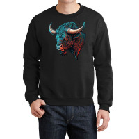 Bull Angry Crewneck Sweatshirt | Artistshot