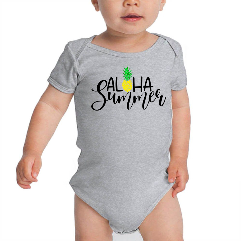 Aloha Summer Baby Bodysuit by Purpleblobart | Artistshot