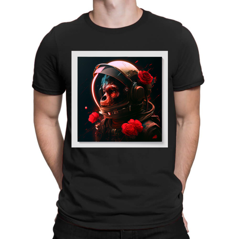 Embark On A Cosmic Adventure With The Monkey In Ou T-shirt | Artistshot