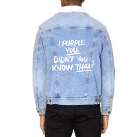 I Purple You Didn't You Know That Funny Korean Mus Unisex Sherpa-lined Denim Jacket | Artistshot