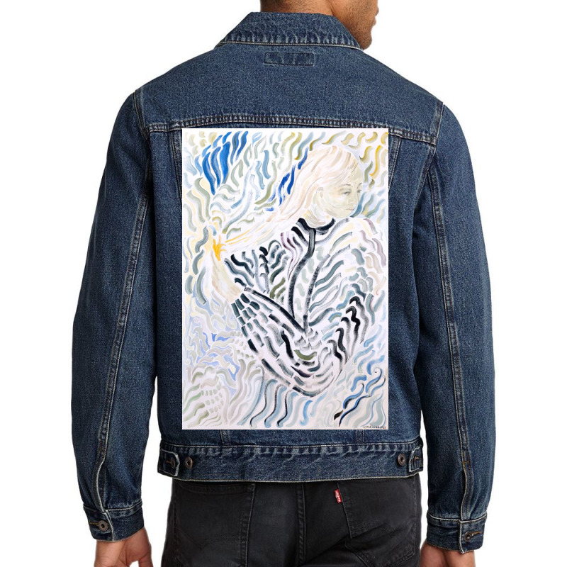 Sofia Lind Stardust Men Denim Jacket | Artistshot