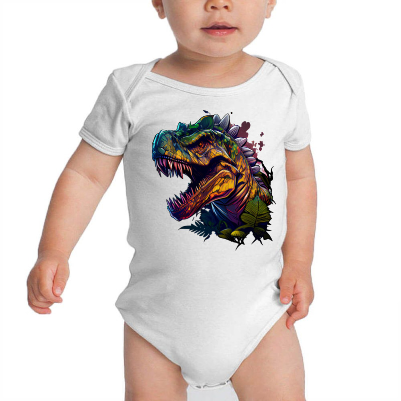 Dinosaurus Angry Baby Bodysuit by Tobiasoey18 | Artistshot