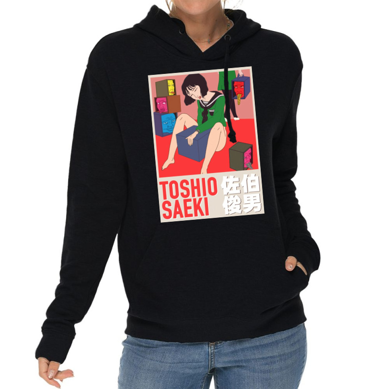 Toshio Saeki Sitting With Box Lightweight Hoodie | Artistshot