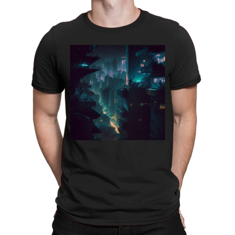 The Dark City Xi T-Shirt by Haven Treasures | Artistshot