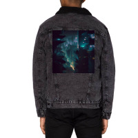 The Dark City Xi Unisex Sherpa-lined Denim Jacket | Artistshot