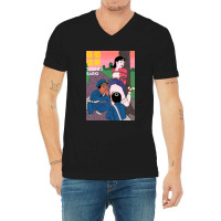 Toshio Saeki Girl And Tree V-neck Tee | Artistshot