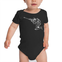 Army Shooting Weapon Badge Baby Bodysuit | Artistshot