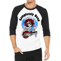 Guitar Grateful Skull 3/4 Sleeve Shirt | Artistshot