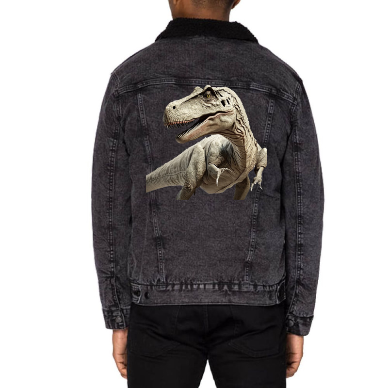 Dinosaurus Magurts Unisex Sherpa-Lined Denim Jacket by UrielTurner100 | Artistshot