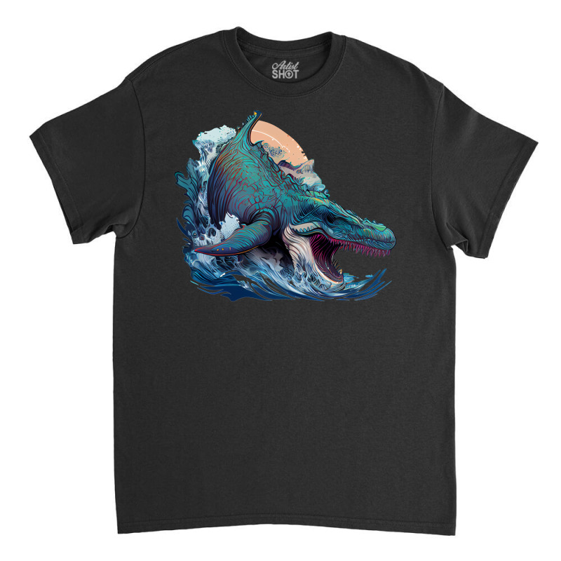 Dinosaurus Ocean Classic T-shirt by UrielTurner100 | Artistshot