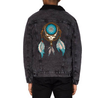 Dream Grateful Catch Unisex Sherpa-lined Denim Jacket | Artistshot