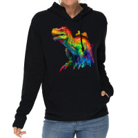 Dinosaurus Rainbow Lightweight Hoodie | Artistshot