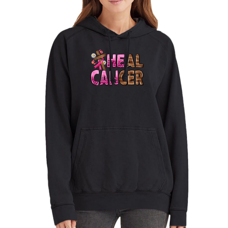 Heal Cancer Vintage Hoodie | Artistshot