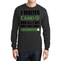 Epcot Living With The Land Cucumber Souvenir Long Sleeve Shirts | Artistshot