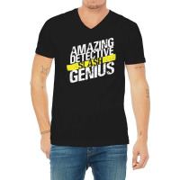 Amazing Detective Slash Genius V-neck Tee | Artistshot