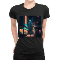 Street Photography Ladies Fitted T-shirt | Artistshot