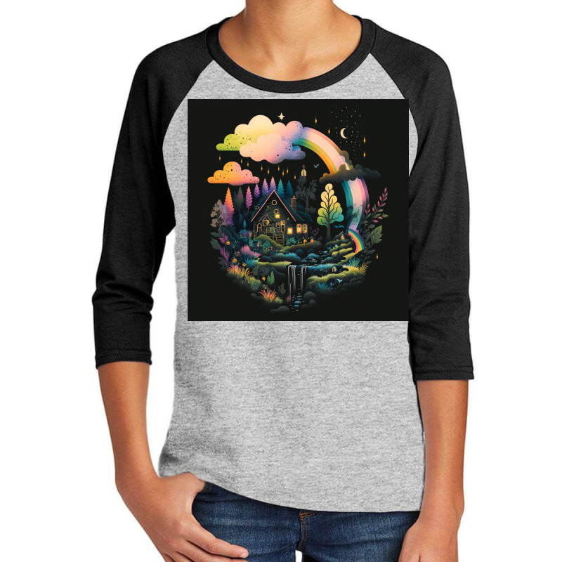 Galaxy Star Light Forest Youth 3/4 Sleeve by Creative Corner | Artistshot