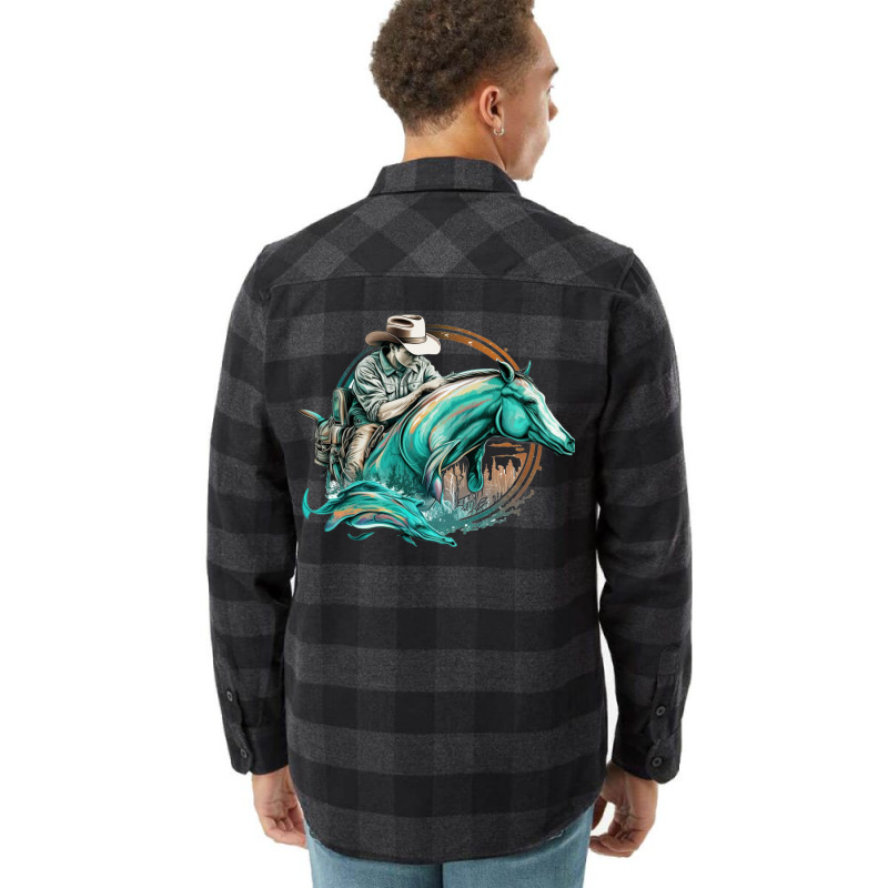 Dolphins Cowboy Flannel Shirt by ZoritaStrong290 | Artistshot