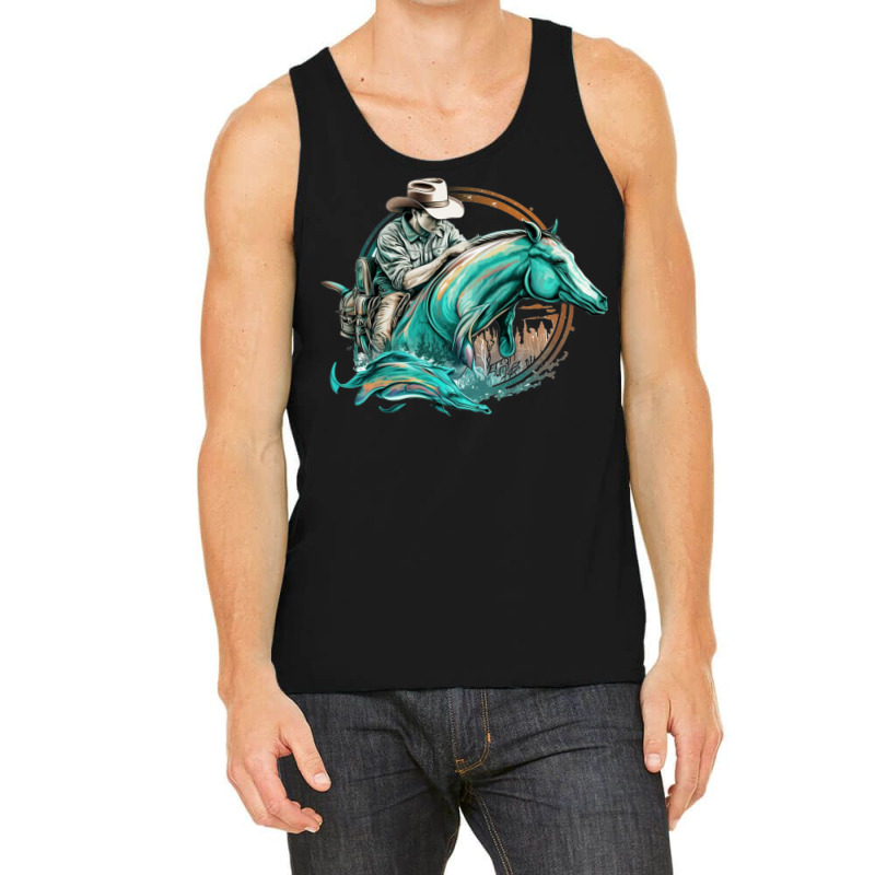 Dolphins Cowboy Tank Top by ZoritaStrong290 | Artistshot