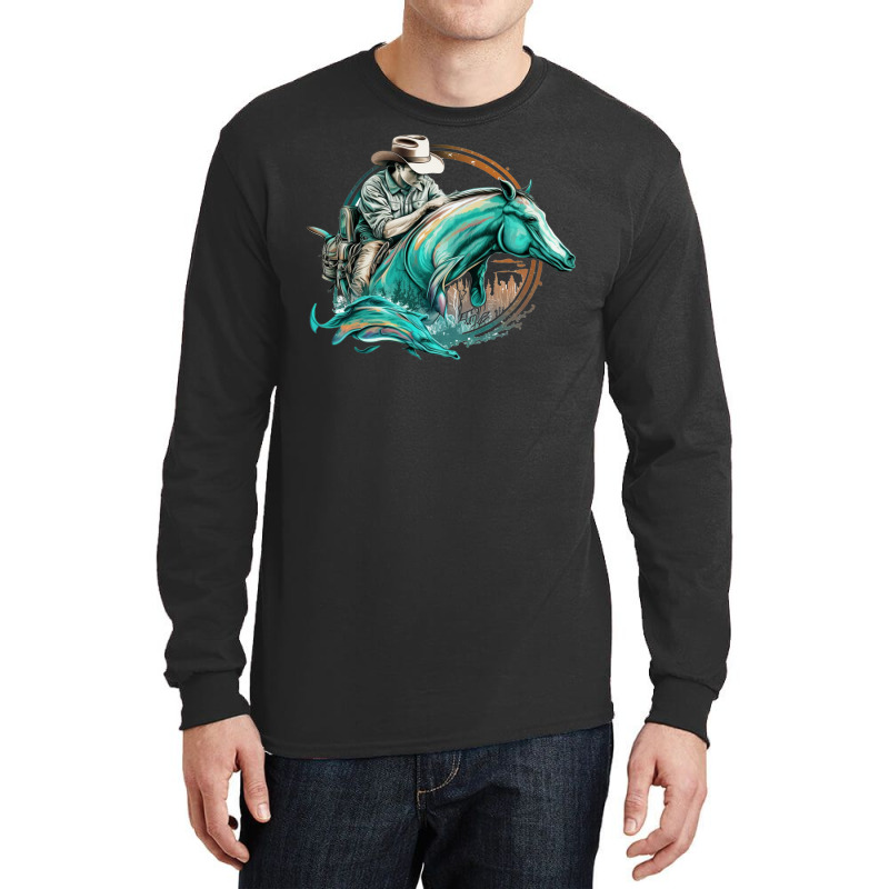 Dolphins Cowboy Long Sleeve Shirts by ZoritaStrong290 | Artistshot