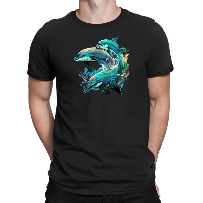 Dolphins Crush T-Shirt by ZoritaStrong290 | Artistshot