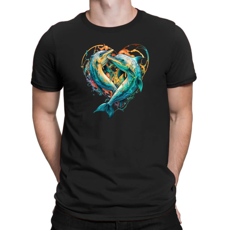 Dolphins Crush Love T-Shirt by ZoritaStrong290 | Artistshot