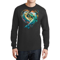 Dolphins Crush Love Long Sleeve Shirts | Artistshot