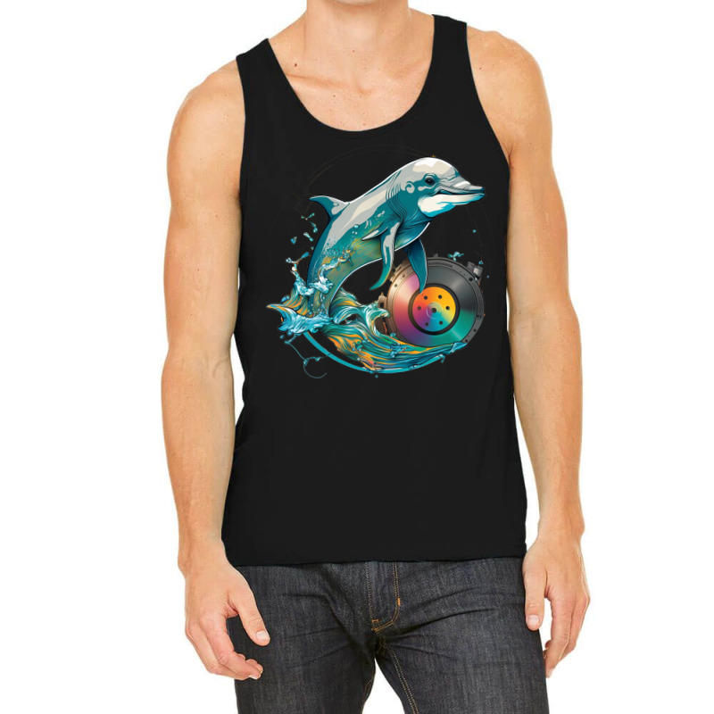 Dolphins Dj Tank Top by ZoritaStrong290 | Artistshot