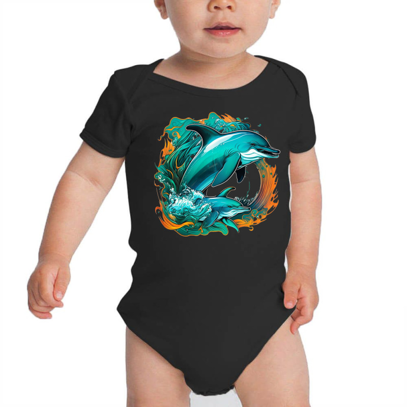 Dolphins Master Angry Baby Bodysuit by Desireele190 | Artistshot