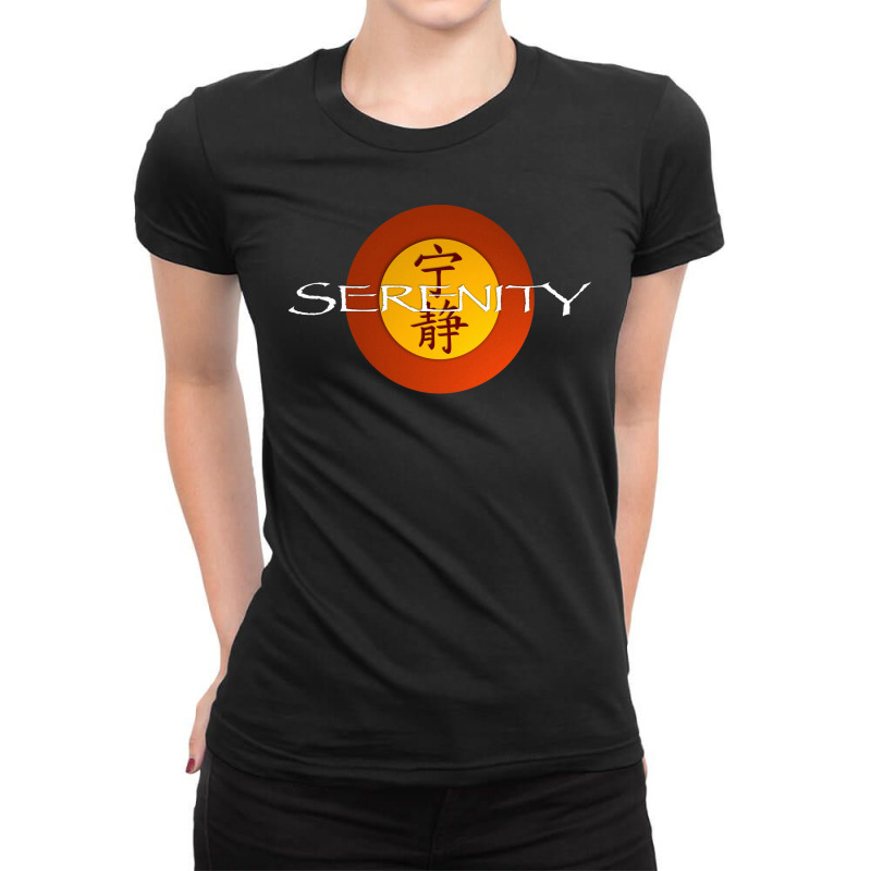 Serenity Ladies Fitted T-Shirt by daviscok | Artistshot