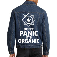 Don't Panik It's Organic Men Denim Jacket | Artistshot